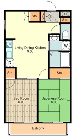 グレイスオガワの物件間取画像